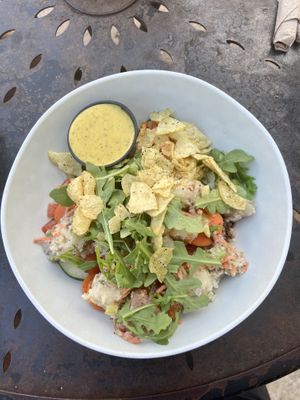 Tater salad at Dandelion Community Cafe in Orlando