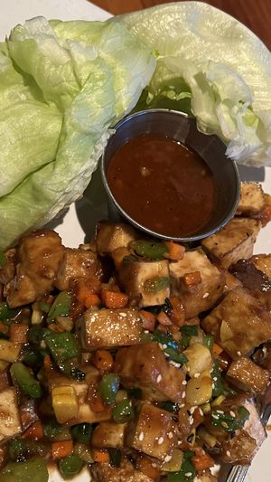 Vegan Tofu Lettuce Wraps  at Indochine Asian Dining Lounge in Tacoma