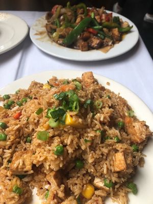 Drunken noodles and stir fry at Indochine Asian Dining Lounge in Tacoma