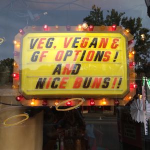 in window at Good Dog in Chattanooga