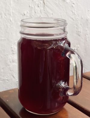 Agua del dia at La Pitahaya Vegana in Mexico City