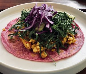 Colifor con requesón  at La Pitahaya Vegana in Mexico City