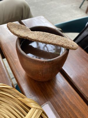 Café  at La Pitahaya Vegana in Mexico City