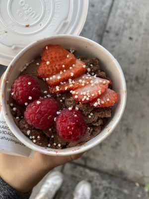 Helado de chocolate 🤤 #Veganuary at La Pitahaya Vegana in Mexico City