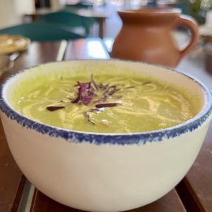 sopa  at La Pitahaya Vegana in Mexico City