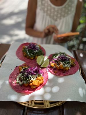   at La Pitahaya Vegana in Mexico City