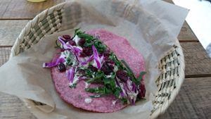 Guiso crudi at La Pitahaya Vegana in Mexico City