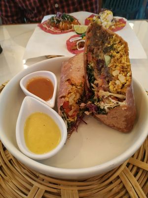 Burrito #Veganuary at La Pitahaya Vegana in Mexico City