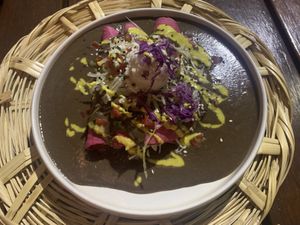 Dinner at La Pitahaya Vegana in Mexico City