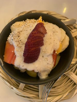 Breakfast  at La Pitahaya Vegana in Mexico City