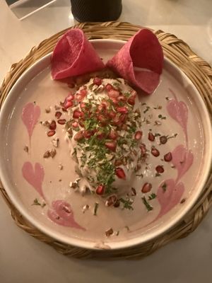 Chiles en Nogada   at La Pitahaya Vegana in Mexico City