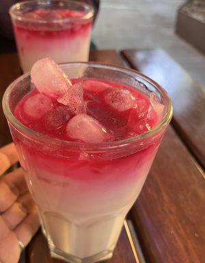 Horchata !!!  at La Pitahaya Vegana in Mexico City