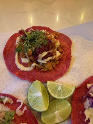 Camote Al Pesto  at La Pitahaya Vegana in Mexico City