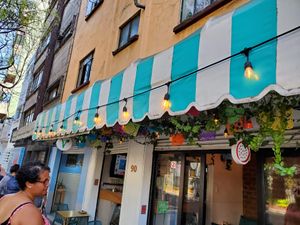 restaurant at La Pitahaya Vegana in Mexico City