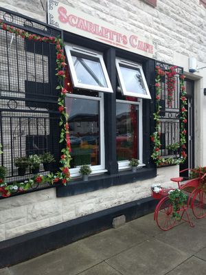 Here we go at Scarlett's Cafe in Falkirk