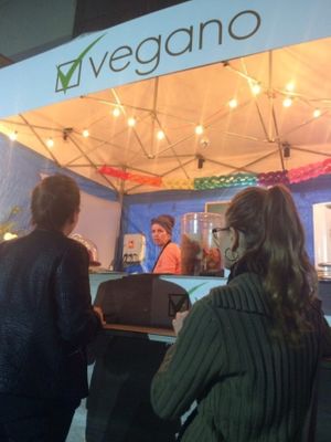 Stand. at Veganosp in Sao Paulo