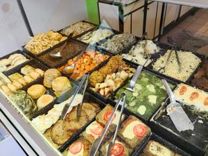 The rice noodles are highly recommendable and the lentils were very tasty too! at Ren in San Carlos De Bariloche