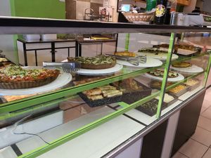 Pies, tartes, spring-rolls, pumpkin-balls, some of it vegan. at Ren in San Carlos De Bariloche