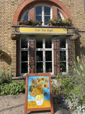 Cute decor  at Cafe Van Gogh in South West London
