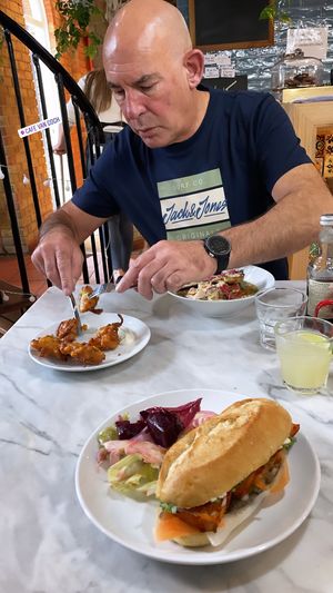 So many yummy options   at Cafe Van Gogh in South West London