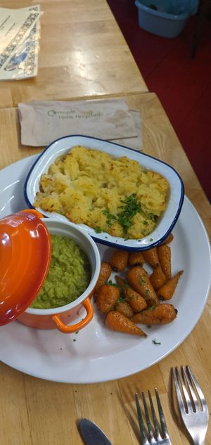 Fish pie at Cafe Van Gogh in South West London