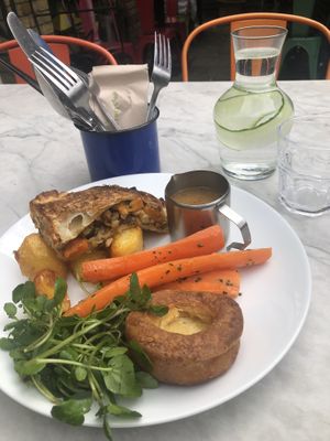 Sunday lunch  at Cafe Van Gogh in South West London