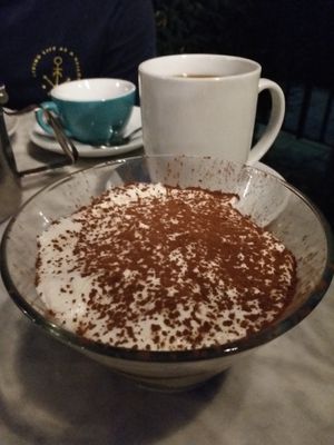 Tiramisu. Blissful! at Cafe Van Gogh in South West London