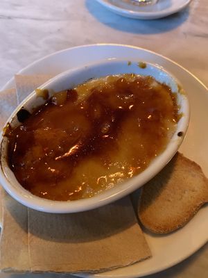 Creme brûlée   at Cafe Van Gogh in South West London