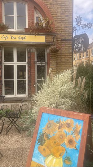   at Cafe Van Gogh in South West London