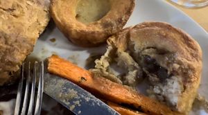 Yorkshire puddings!  at Cafe Van Gogh in South West London
