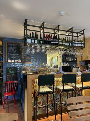 Inside  at Cafe Van Gogh in South West London