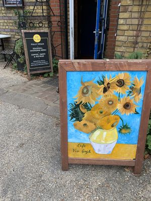   at Cafe Van Gogh in South West London