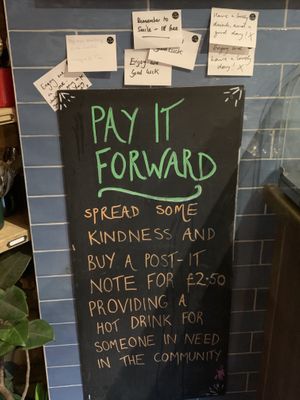   at Cafe Van Gogh in South West London