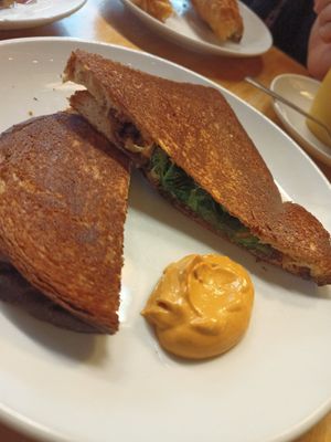 Grilled cheese sandwich at Cafe Van Gogh in South West London