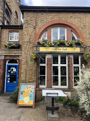   at Cafe Van Gogh in South West London