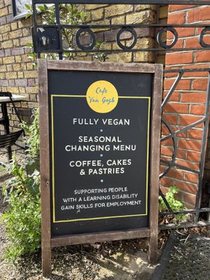   at Cafe Van Gogh in South West London