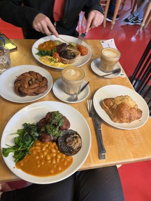 Our meal  at Cafe Van Gogh in South West London