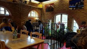 Inside at Cafe Van Gogh in South West London