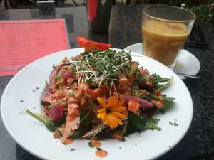 Van gogh salad at Cafe Van Gogh in South West London