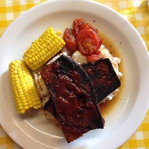 Seitan steaks at Cafe Van Gogh in South West London
