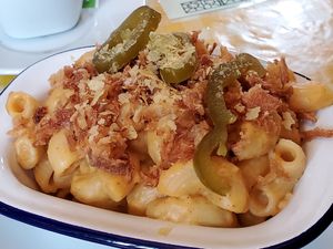 Butternut squash Mac n Cheeze at Cafe Van Gogh in South West London