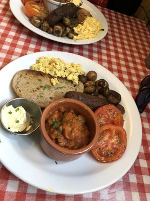 Full English  at Cafe Van Gogh in South West London