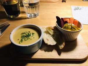 Celeriac fondu...amazing 😋  at Cafe Van Gogh in South West London