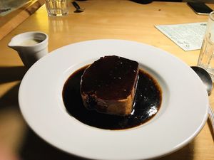 Tasty sticky toffee pudding 😋  at Cafe Van Gogh in South West London