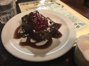 Brownie at Cafe Van Gogh in South West London