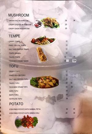 vegetables at Cheerful Cafe in 