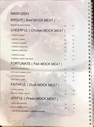 main dish at Cheerful Cafe in 