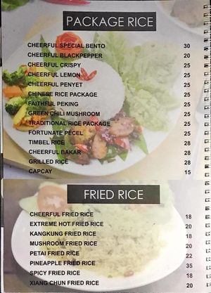 rice at Cheerful Cafe in 