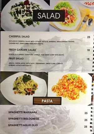 salad n pasta at Cheerful Cafe in 