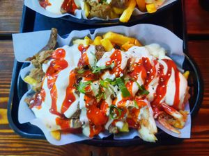 Kimchi fries with soya at Ban Ban Kitchen in Berlin